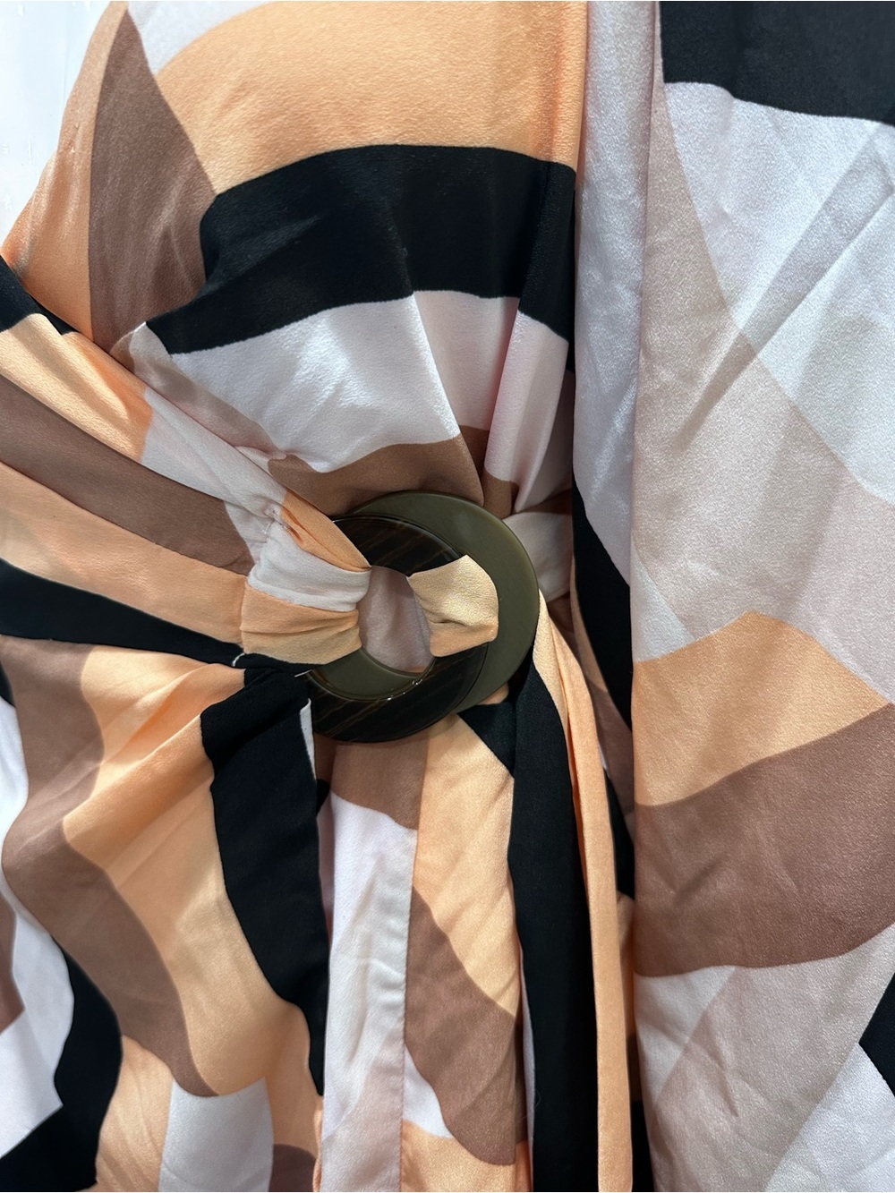 Anthropologie Geo Wrap Mini Dress - Picture 6 of 9